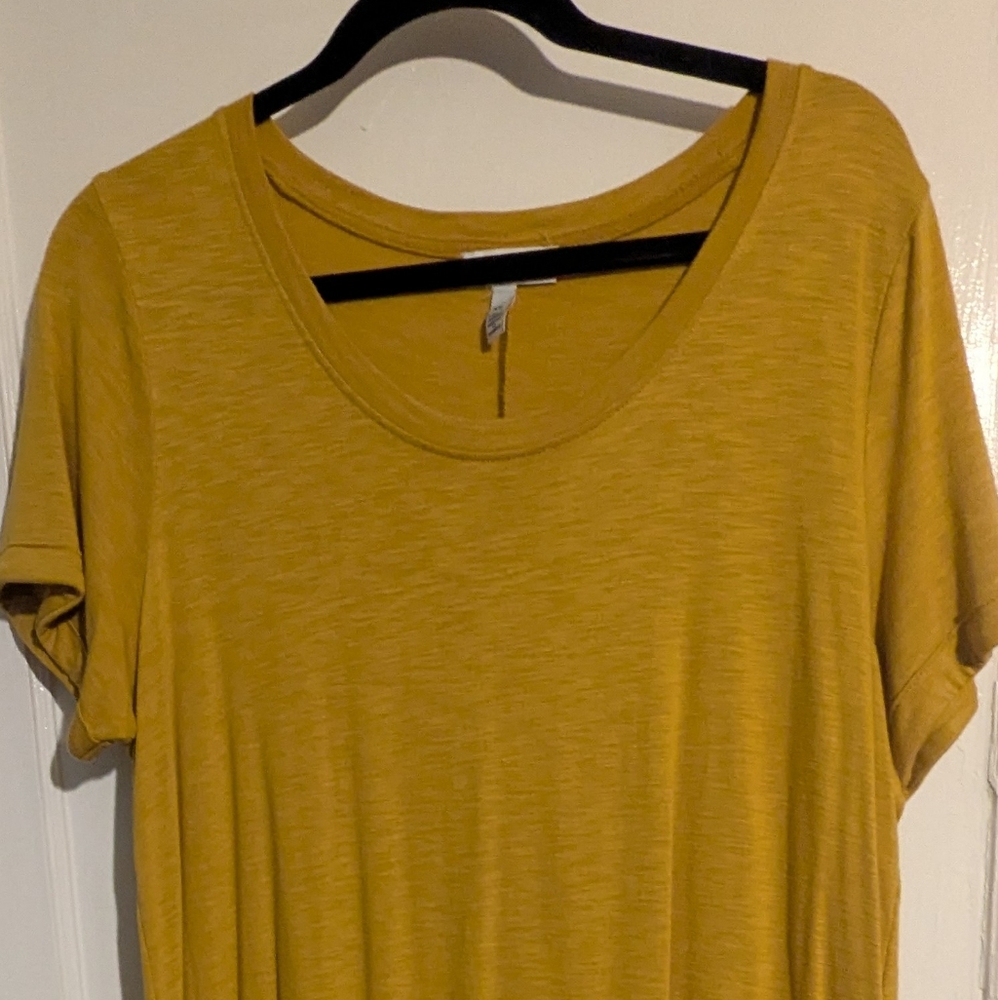 Jessica Simpson Mustard Yellow T-Shirt Dress